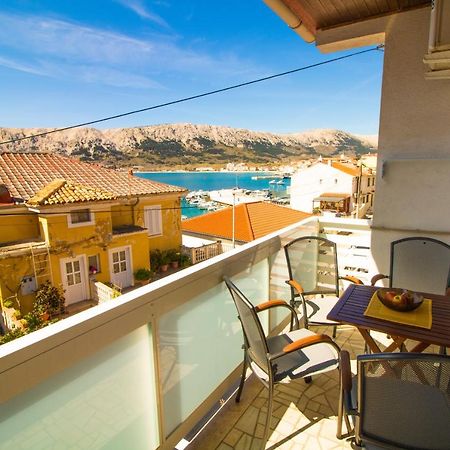 Apartment Mario With Terrace And Sea View Baška Exteriör bild