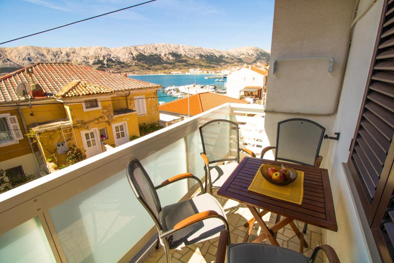 Apartment Mario With Terrace And Sea View Baška Exteriör bild